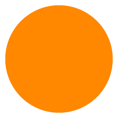 Kreis orange